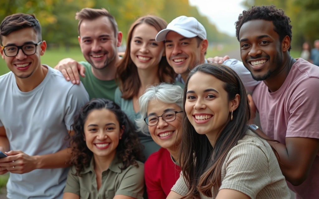 Imagen de grupo de personas sonrientes y saludables, simbolizando la comunidad de usuarios satisfechos